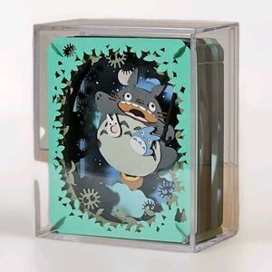 Fully Assembled Paper Theatre My Neighbor Totoro -  with Dedicated Acrylic Case